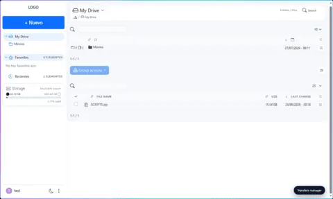 Gestor de Archivos Web Empresarial